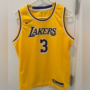 Nike Yellow and Purple Lakers Jersey